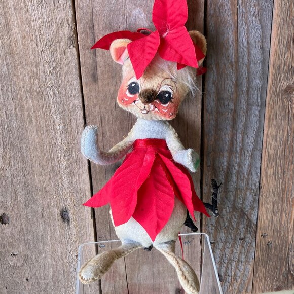 Annalee Brown and Gray Christmas Mouse Set - Picture 8 of 12